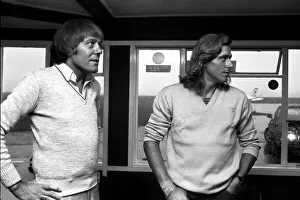Tennis star Bjorn Borg arriving at Newcastle Airport on 14th June 1980 with the Evening
