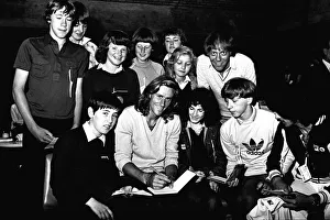 Autograph Prints: Tennis star Bjorn Borg at Eldon Square Shopping Centre, Newcastle on 14th June 1980
