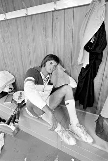 Tennis star: Jimmy Connors seen here in the changing rooms at Wimbledon. June 1975