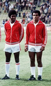 Tracksuit Prints: Teofilo Cubilla 1978 Peru v Poland World Cup football