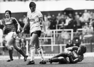 Terry Butcher Football player after being tackled by Glenn Hoddle