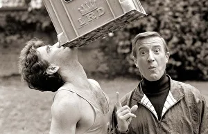 Terry Cole takes a crushing blow on the chin to set a New World record by balancing