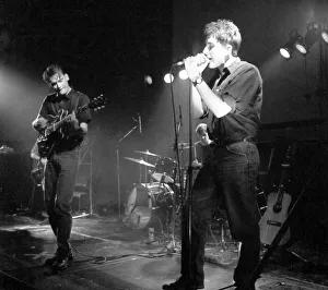 Terry Hall and The Colourfield performed on stage at Coventry Lanchester Polytechnic in