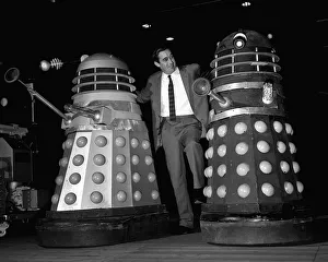 00157 Prints: Terry Nation with Daleks December 1964 Terry Nation Writer director, Producer