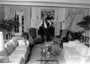 Terry Trippet Texan millionaire who owns Southfork ranch used in Dallas TV programme