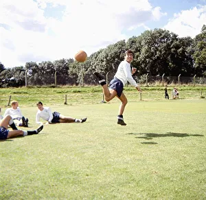 Mid Air Prints: Terry Venables when he played for Tottenham Hotspurs 5th August 1966