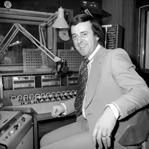 Terry Wogan BBC Disc Jockey, pictured in his studio January 1976