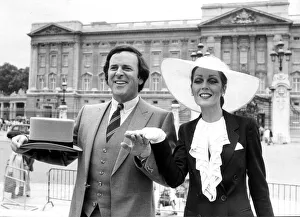 01495 Prints: Terry Wogan and Lorraine Chase at Buckingham Palace - 30th June 1981