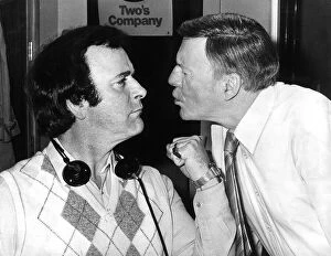 Images Dated 14th April 1983: Terry Wogan the TV Presenter with Jimmy young