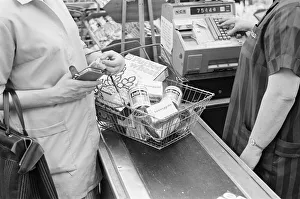 Tesco Supermarket, Elephant and Castle, London, Monday 24th February 1969