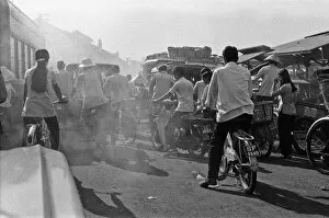 Images Dated 2nd February 1973: As Tet the Vietnamese New Year gets closer, it seems that the whole population of Saigon