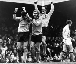 Wanderers Prints: Texaco Cup 1970. Manchester City v Wolverhampton Wanderers