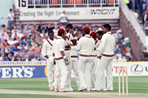 00680 Prints: Texaco Trophy - 1st One Day International England v West Indies at Old Trafford