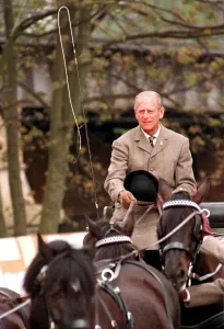 01440 Prints: Th Duke of Edinburgh. Prince Philip wearing his medals June 1991