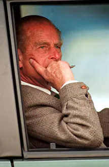 01440 Prints: Th Duke of Edinburgh. Prince Philip at the Windsor horse show. May 1991