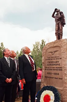 00671 Prints: Thornaby Aerodrome Memorial, Unveiling and service of dedication, Thornaby, 8th May 1997