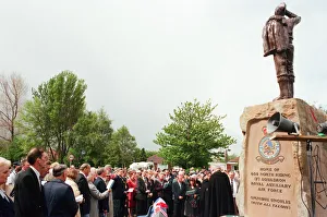 Thornaby Aerodrome Memorial, Unveiling and service of dedication, Thornaby, 8th May 1997