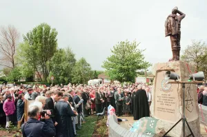 00671 Prints: Thornaby Aerodrome Memorial, Unveiling and service of dedication, Thornaby, 8th May 1997
