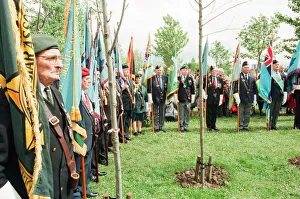 00671 Prints: Thornaby Aerodrome Memorial, Unveiling and service of dedication, Thornaby, 8th May 1997