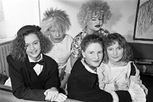 Images Dated 12th December 1991: Thornhill High School, Dewsbury took part in the pantomime Cinderella. 12th December 1991
