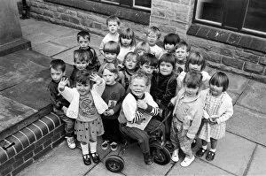 Images Dated 5th June 1991: Three-year-old Timothy Stephenson crammed 113 objects in a matchbox to beat other members