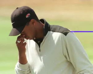Tiger Woods British Open Golf Championship Birkdale 1998 during the first round