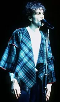 Images Dated 1st January 1992: Tim Booth singer of pop group James on stage 1992