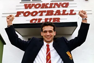 Tim Buzaglo, football player for Woking Town FC who scored a hat trick of goals against