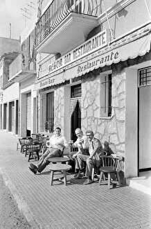 00921 Collection: Time for a beer, Majorca, Spain, August 1971