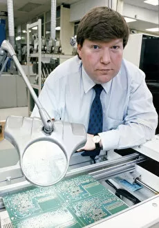 Images Dated 10th January 2013: TImex boss Peter Hall, pictured inside one of the labs. Workers at Timex took strike
