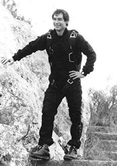 Core26 Prints: Timothy Dalton as James Bond 007 seen here on location in Gibraltar during the filming of