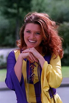 Tina Hobley Actress September 98 Ex Coronation street actress dressed in panto