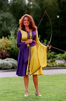 Tina Hobley Actress September 98 Ex Coronation street actress dressed in panto