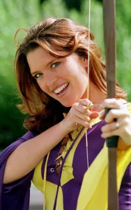 Arrow Prints: Tina Hobley actress who is playing Maid Marion at the Crawley Theatre in Surrey