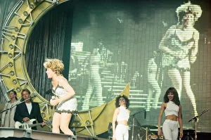 Tina Turner in Concert, Wildest Dreams Tour at the National Stadium, Cardiff Arms Park