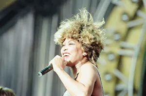 01061 Prints: Tina Turner in Concert, Wildest Dreams Tour at the National Stadium, Cardiff Arms Park