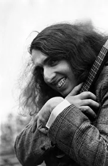 Long Hair Prints: Tiny Tim (born Herbert Khaury) on the roof of the Playboy Club complete with ukelele