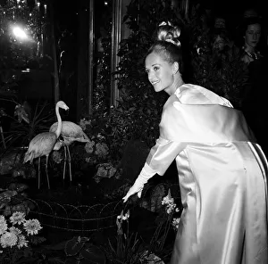 Tippi Hedren attends the premiere of The Birds at the Odeon Leicester Square