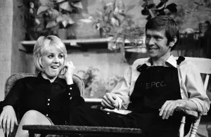 Tom Courtenay and Cheryl Kennedy in 'Time and Time Again" Tom Courtenay and Cheryl Kennedy in 'Time and Time Again"