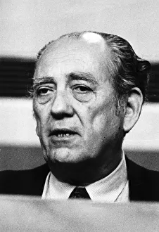 Scandal Prints: Tom Driberg MP Baron Bradwell Labour MP for Barking during the 1971 Labour Party