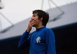 00270 Prints: Tom Forsyth of Rangers during his sides match against rivals Celtic in the Old Firm