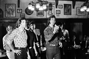 Tom Jones and Engelbert Humperdinck meet in a British style pub in Sacramento, California