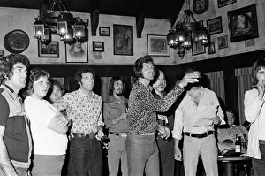 Tom Jones and Engelbert Humperdinck meet in a British style pub in Sacramento, California