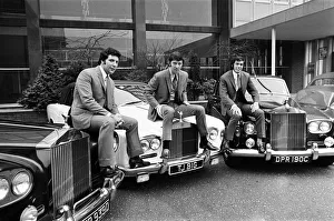 Tom Jones and Engelbert Humperdinck pictured together with their recently purchased Rolls