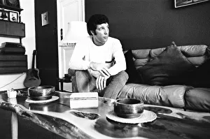 00759 Prints: Tom Jones, Interview, pictured at his home in Sunbury on Thames, 21st August 1968