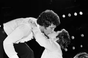 Tom Jones performs at the Olympia, Paris. 23rd April 1979