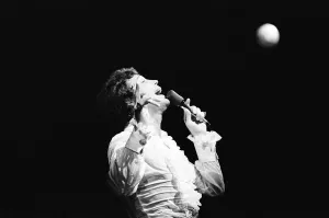 Tom Jones performs at the Olympia, Paris. 23rd April 1979