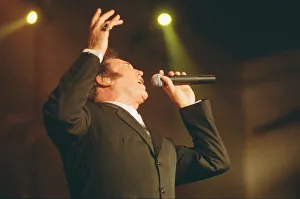 Tom Jones, (singer from Wales) performs at The Cardiff International Arena (The CIA