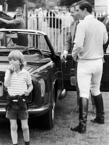 Polo Prints: Tom Parker Bowles left eating a hot dog as Prince Charles was about to get in his car