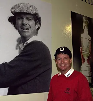 Photograph Prints: Tom Watson The Open Golf Championship 1999 Carnoustie He stands next to a picture